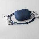 Силиконовый чехол с карабином и шнурком от потери Uniq Vencer для AirPods Pro 1-го поколения - фото 10